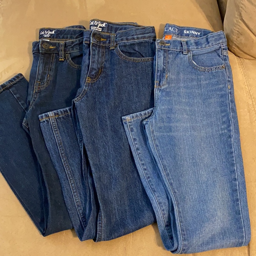 ✨📦 BUNDLE OF 3 PAIR OF Boy’s JEANS 👖 SIZE 12 ✨
